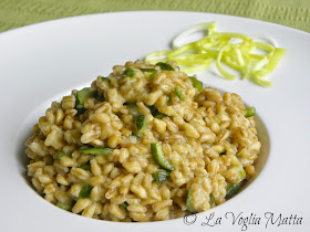 granotto con porri e zucchine