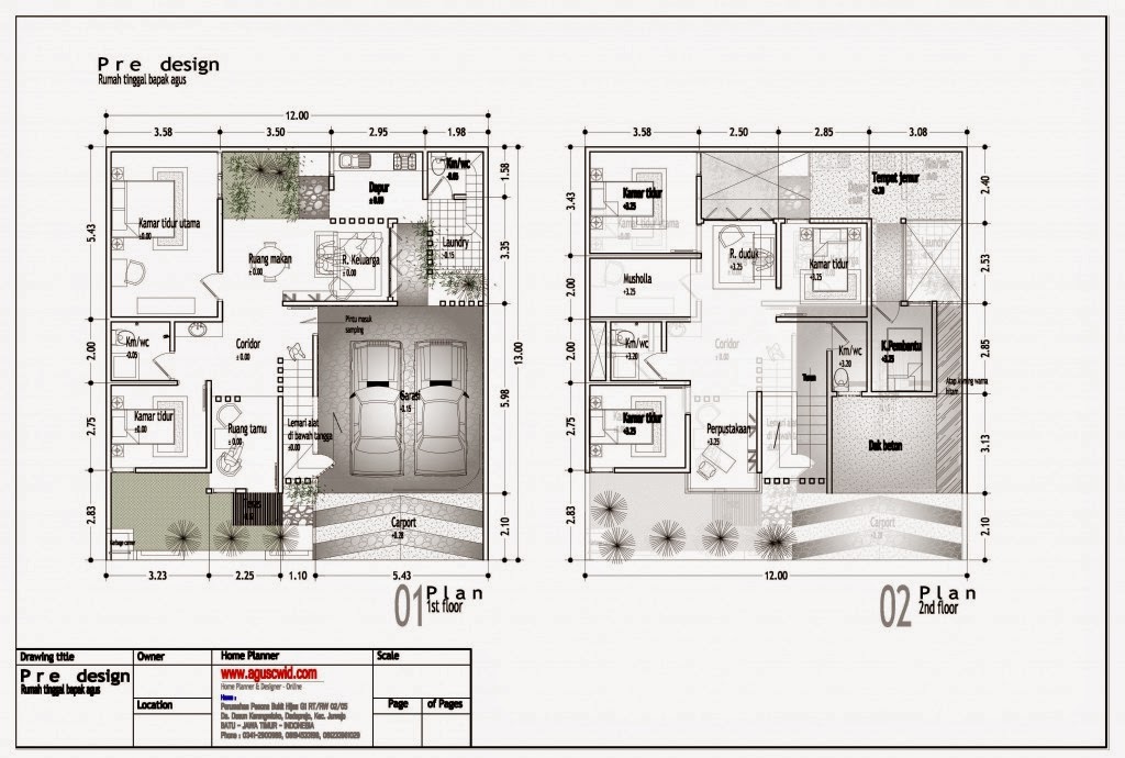 Desain Rumah  Minimalis  2  Lantai  5  Kamar  MODEL RUMAH  UNIK