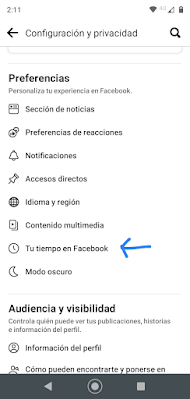 Tu tiempo en Facebook