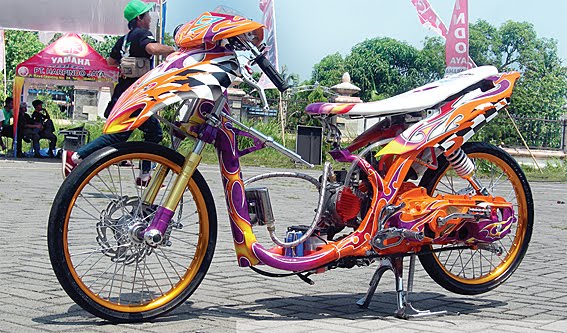 Modif Yamaha Crypton Drag