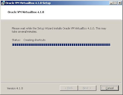 Процесс инсталляции VirtualBox