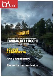 IOArch. Costruzioni e impianti 72 - Settembre & Ottobre 2017 | CBR 96 dpi | Bimestrale | Architettura | Edilizia | Impianti
IOArch si rivolge ai professionisti italiani che affrontano la complessità del progetto a partire dai temi attuali del costruire, del vivere e dell’abitare.
Il mensile - 10 numeri all’anno - si propone come strumento di dibattito e vetrina di soluzioni.
L’intervento di apertura è in genere un’intervista a un protagonista del dibattito internazionale.
Il giornale privilegia un approccio multidisciplinare che considera l’ambiente e l’energia, la sociologia, la scienza dei materiali, la storia, l’arte e la passione elementi fondanti per un’architettura bella, funzionale e sostenibile e per una nuova responsabilità del progetto.