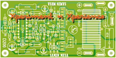 membuat class d amplifier d200