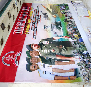 Banner Sidoarjo Dirgahayu TNI