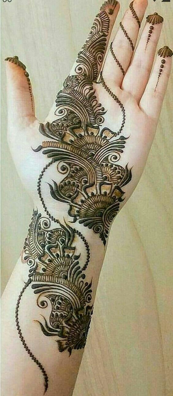24 Latest Arabic Mehndi Designs For Full Hands Intricate And