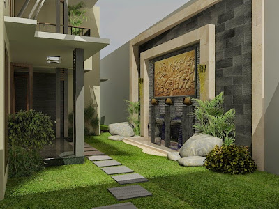 Design rear garden and in the house2