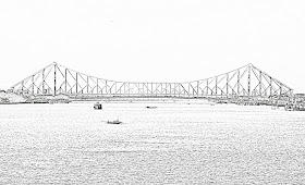 howrah bridge sketch