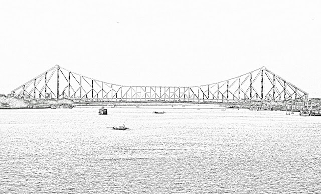 howrah bridge sketch