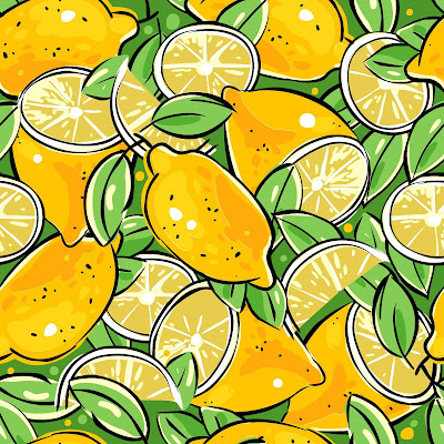 200 + Cartoon Images of Lemon fruit