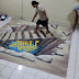 3D Trick Art Pameran di Grand Indonesia GI Jakarta Pusat Graffiti Wood