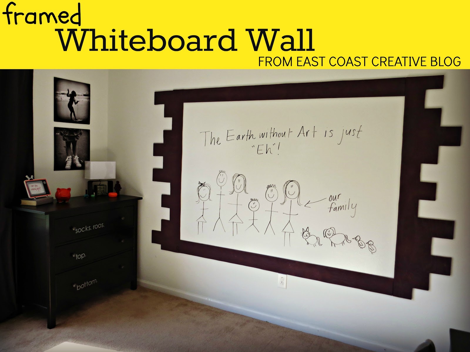 How to Paint a Whiteboard  Wall 