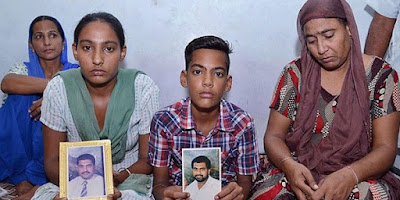 Gurdip Singh's wife and children appeal for his safe return.