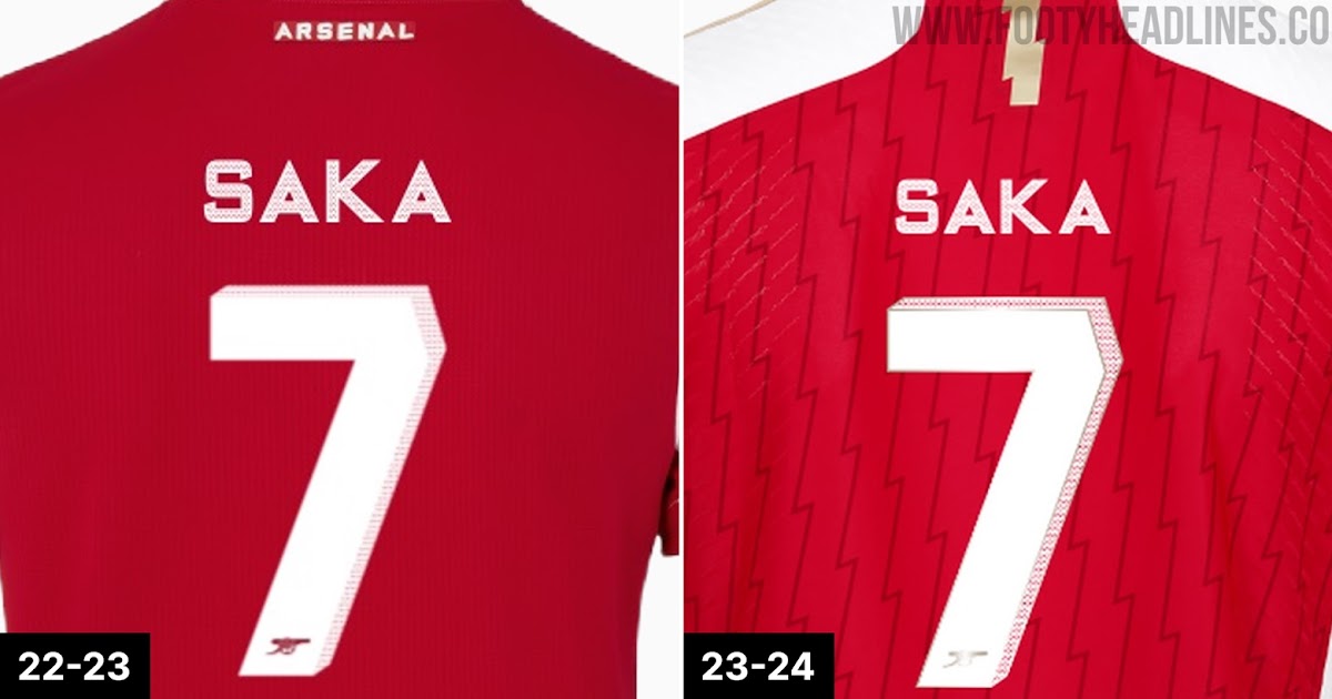 Seems like Arsenal Direct confirms a new kit font for 22/23 : r