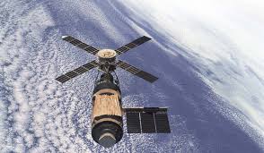 The first American orbital station was put into orbit.