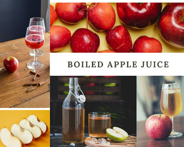 How to make boiled apple juice?