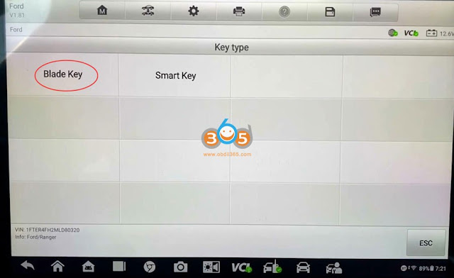 Autel IM608 II Program 2021 Ford Range All Keys Lost 2