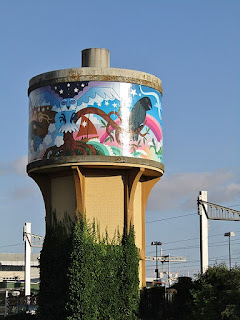 The Water Tower in Cardiff Central Station