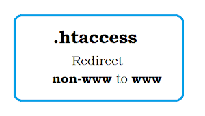 non-www Redirect to www htaccess