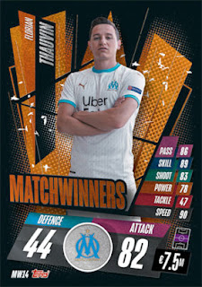 Topps Match Attax 2020-2021 Olympique de Marseille Set