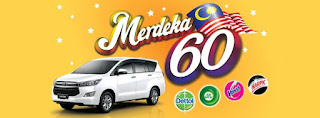Peraduan Reckitt Benckiser Merdeka 60 Contest and Chance to Win Toyota Innova (1 August - 30 September 2017)
