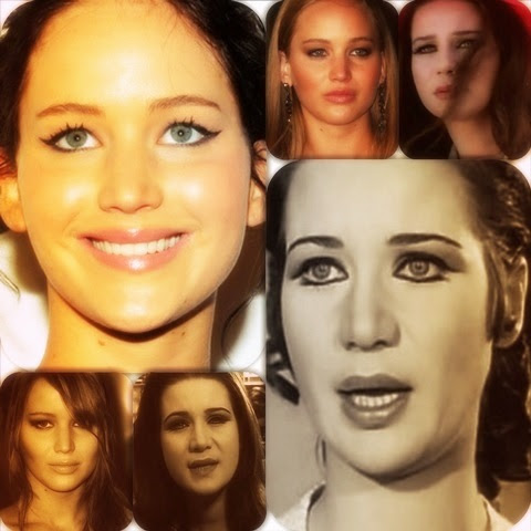 LookaLike - Jennifer Lawrence and Zubaida Tharwat maybe the Same Soul in Multidimensional Reincarnation