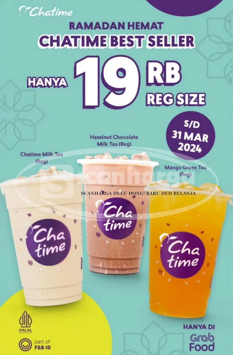 Promo CHATIME RAMADAN HEMAT Hanya Rp. 19.000