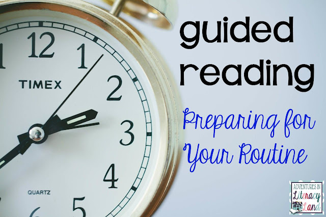 You've assessed your students and know what they need. Now what? This post helps you establish your guided reading routine.