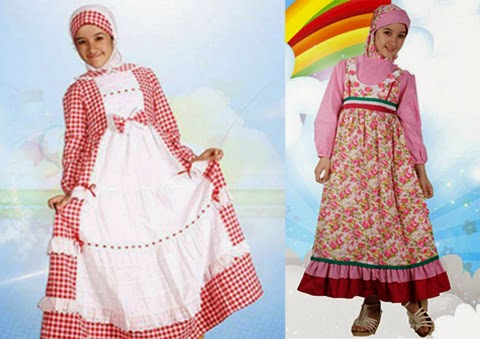 desain baju muslim anak