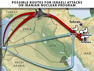 peta kekuatan militer israel vs iran