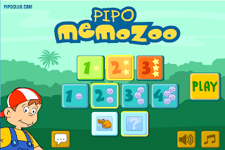 Pipo Memo Zoo - App to play & learn wild animals with Pipo