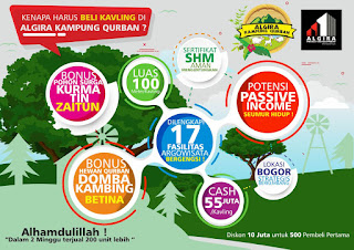 Keuntungan dari investasi syariah ala algira Kampung Qurban di Bogor