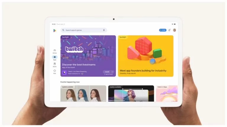 Google announces new look on Play Store for foldables and tablets!