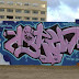 Pink Graffiti Alphabet Askew