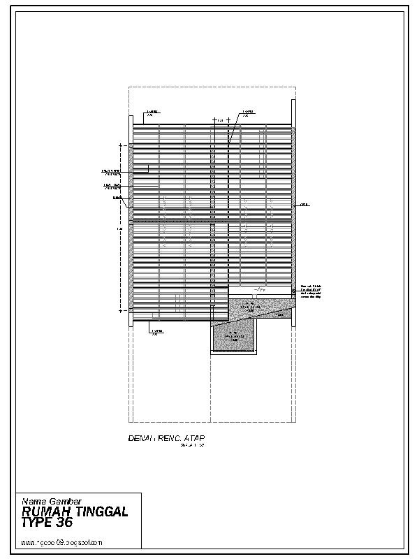 Perencana Desain Home Planner DENAH RENCANA  ATAP 