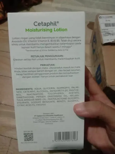 kandungan cetaphil moisturizing lotion
