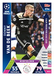 Topps Match Attax UEFA Champions League On Demand 2018-2019 AFC Ajax Set