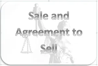 Distinction between Sale and Agreement to sell