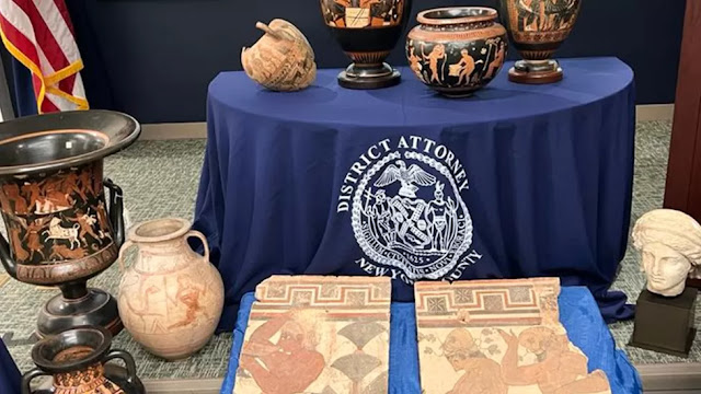 The United States Returns Over 250 Ancient Artifacts to Italy Following Stolen Artifact Discovery