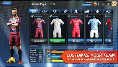  akan membagikan game sepak bola yang sangat laku dimainkan oleh player diseluruh dunia Final Kick Online Football v7.1.3 for Android (MOD Unlocked) 
