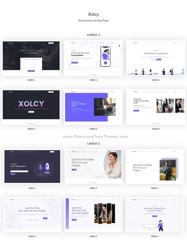 Bootstrap5 Creative Landing Page Template