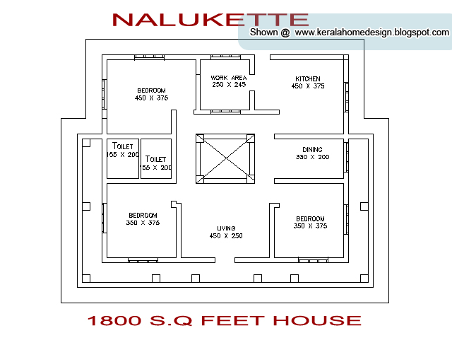 Traditional Kerala Nalukettu House Plan