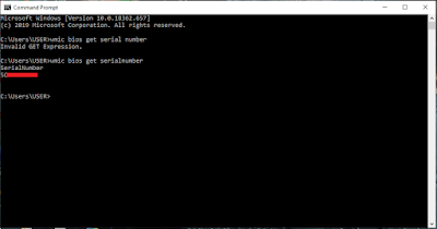 Cara Mengecek Serial Number Laptop / PC Menggunakan CMD