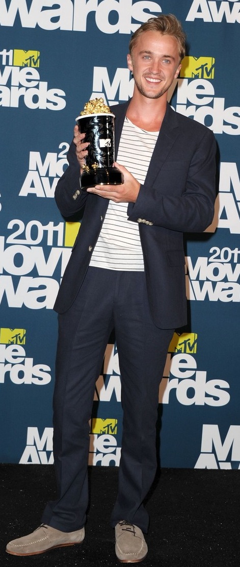 tom felton 2011 mtv movie awards. for the evening Tom Felton