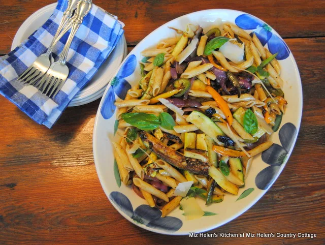 Grilled Italian Pasta Salad at Miz Helen's Country Cottage