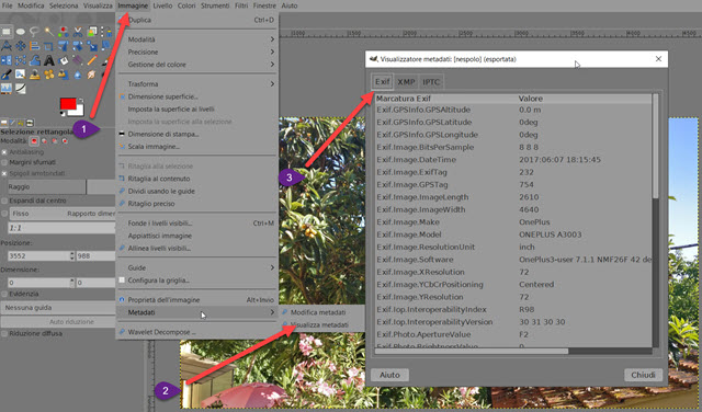 gimp-metadati