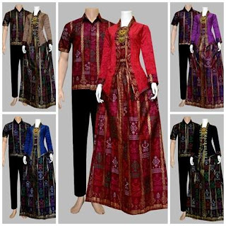 Model Baju Batik Gamis Sarimbit