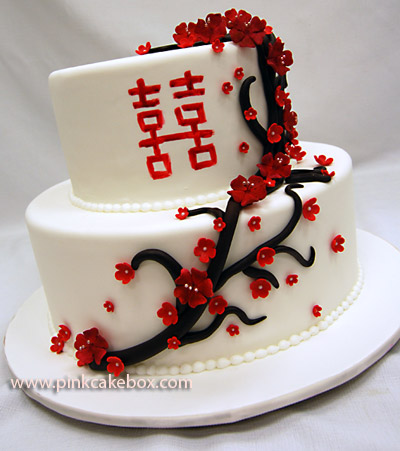 Traditional Wedding Cakes Write Chinese On Top chinese wedding cakes