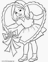 Printable Valentines Coloring Pages 1
