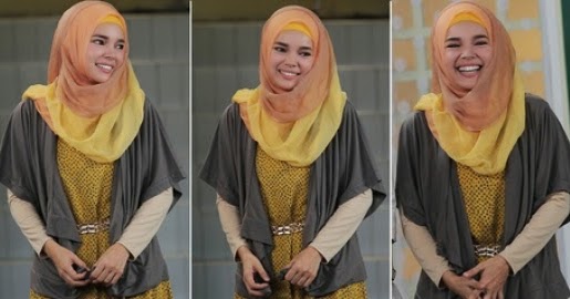 GAMBAR Cara Memakai Hijab Hana ala Dewi Sandra  Gambar Tutorial Jilbab Lengkap  Info Terbaru 