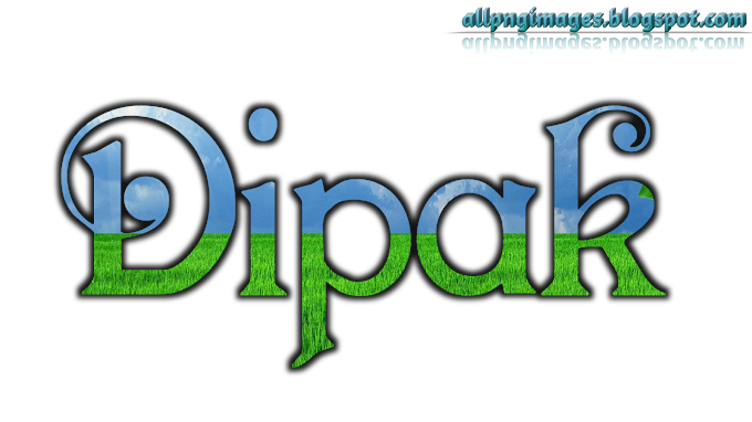 Dipak 3D name PNG image